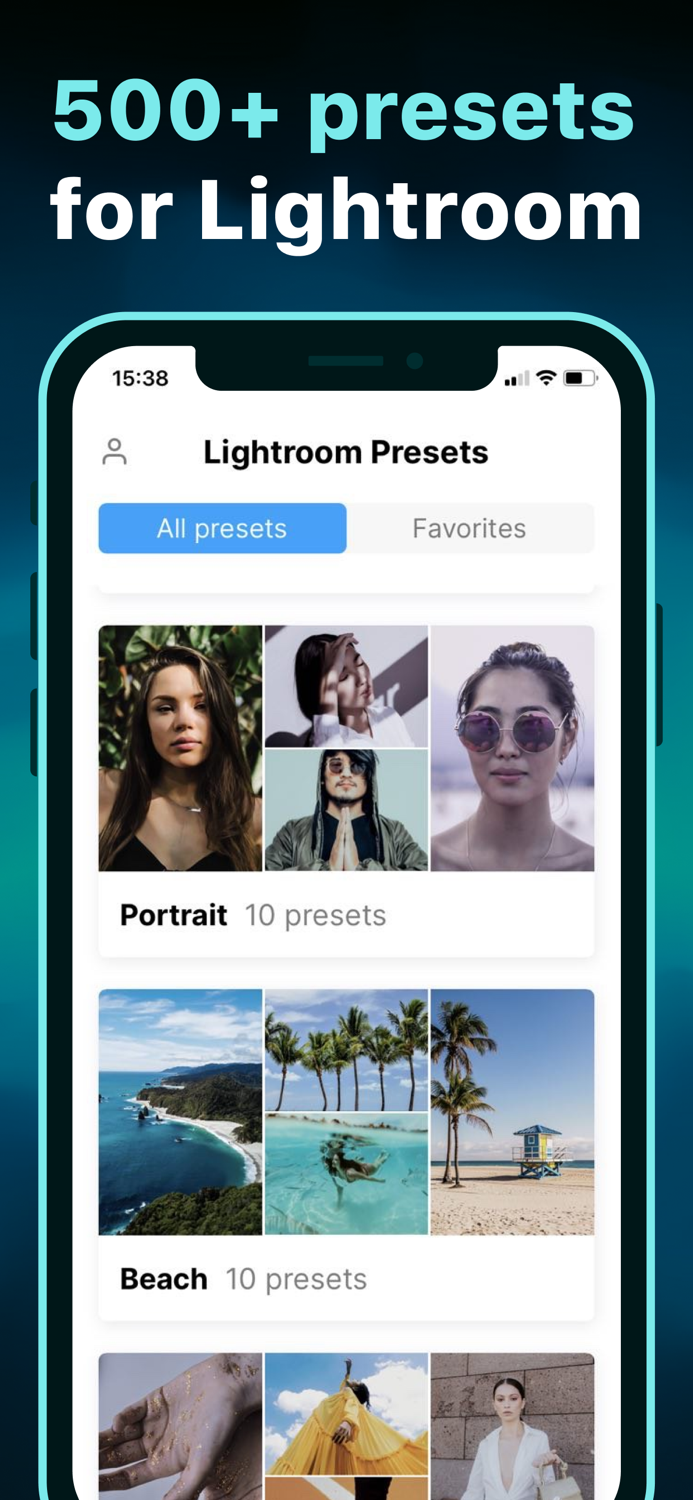 Presets and Filters - Filtry