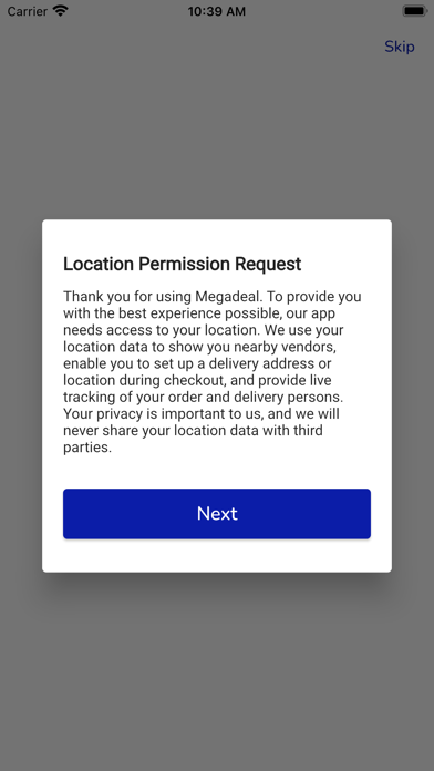 Megadealmz User Screenshot