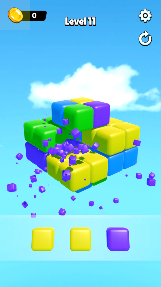 #5. Drop Cubes (iOS) Podle: ZiNKY OYUN YAZILIM ANONiM SiRKETi