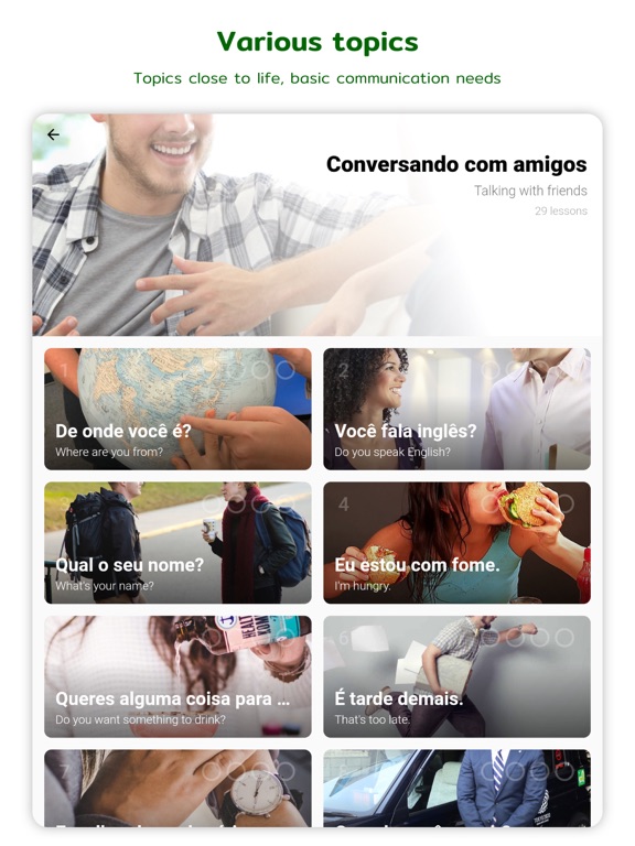 Screenshot #5 pour Learn Portuguese Speak, Listen