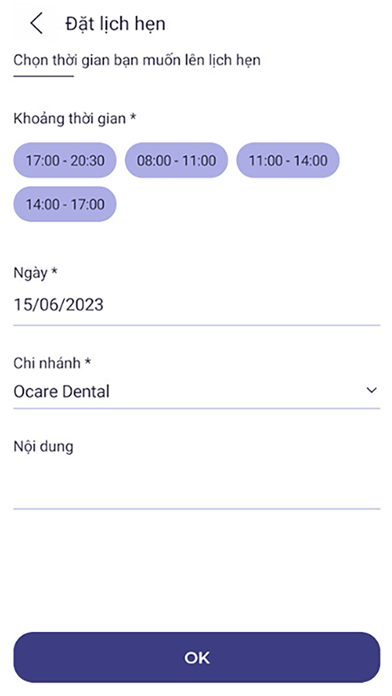 Ocare Dental Screenshot