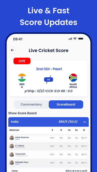 Live Cricket Score: Live Score Screenshot