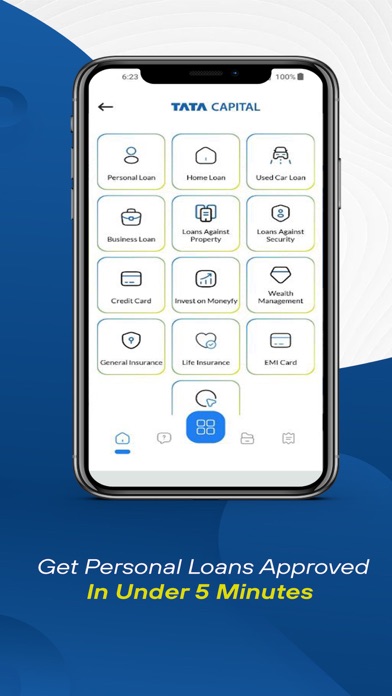 TATA Capital Loan & Wealth App Screenshot