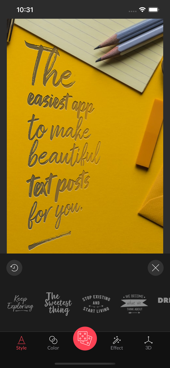 Text2Pic Poster and Quote Maker