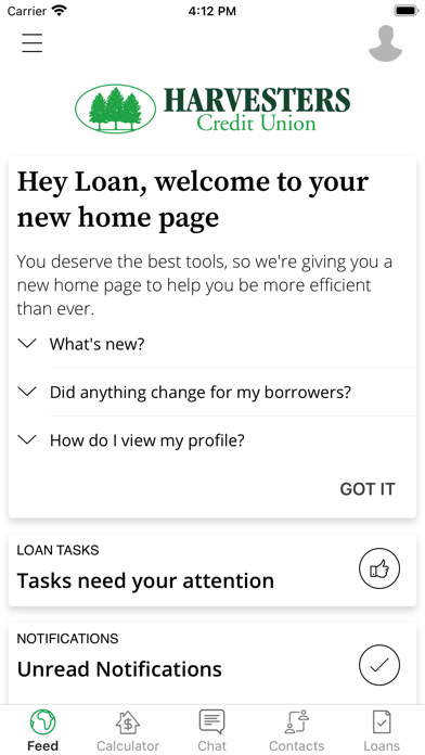 HarvestersCU Mortgage Mobile Screenshot