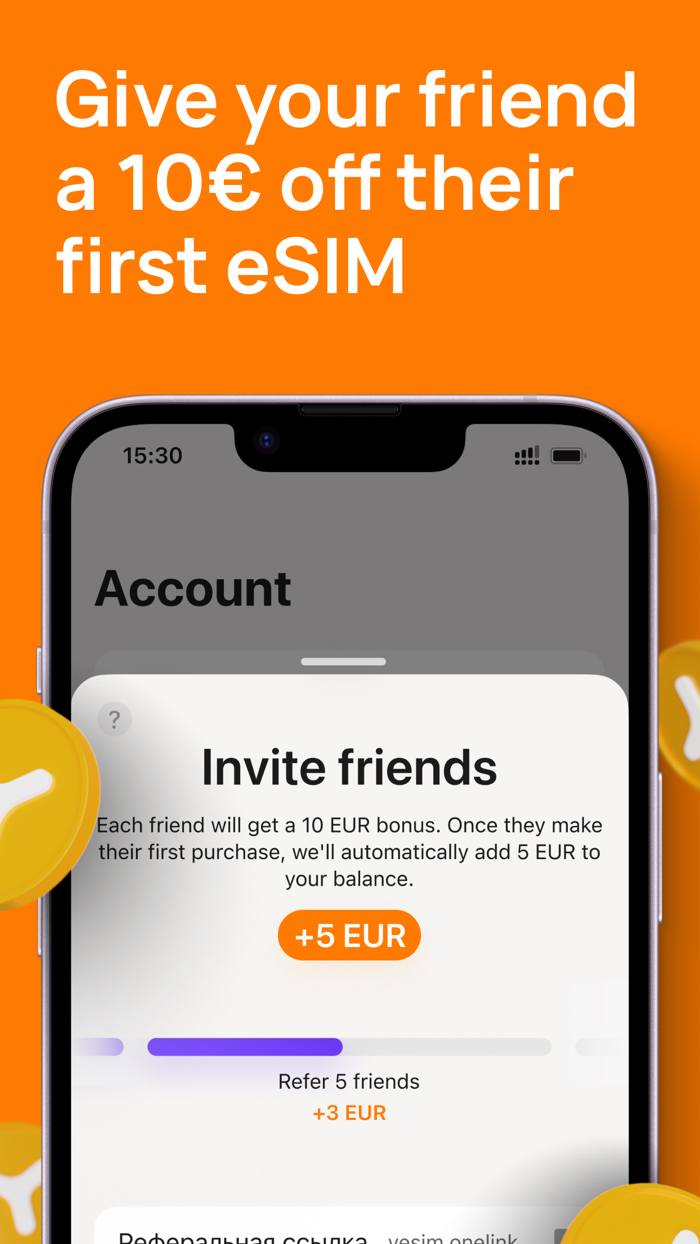 Yesim eSIM virtual 2nd line