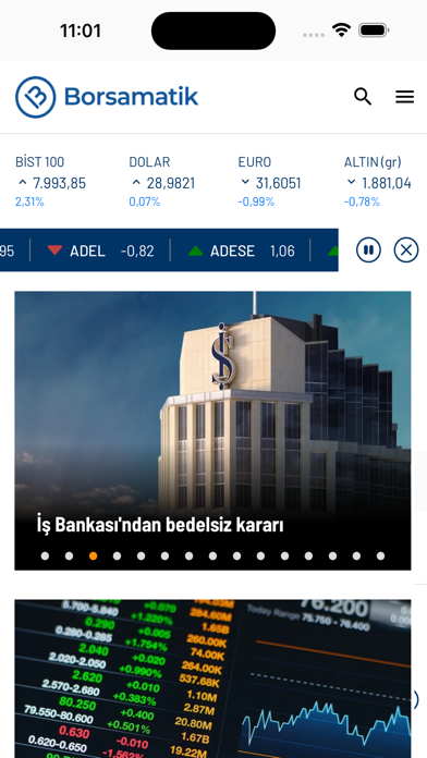 Borsamatik.com: Borsa & Finans Screenshot