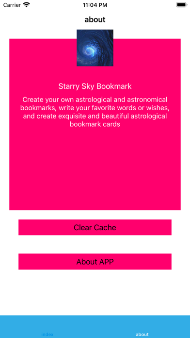 starry-Sky-Bookmark Screenshot