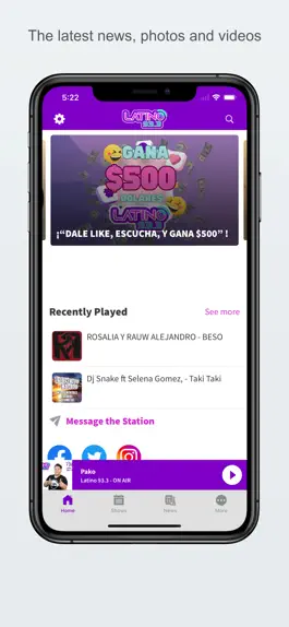 Game screenshot Latino 93.3 FM mod apk