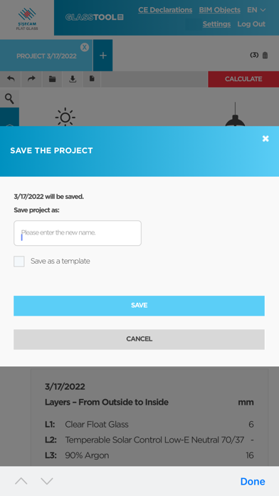 Şişecam GlassTool Screenshot