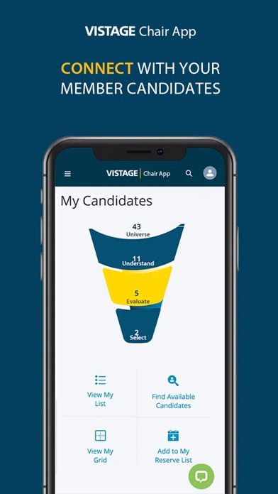 Vistage Chair App Screenshot