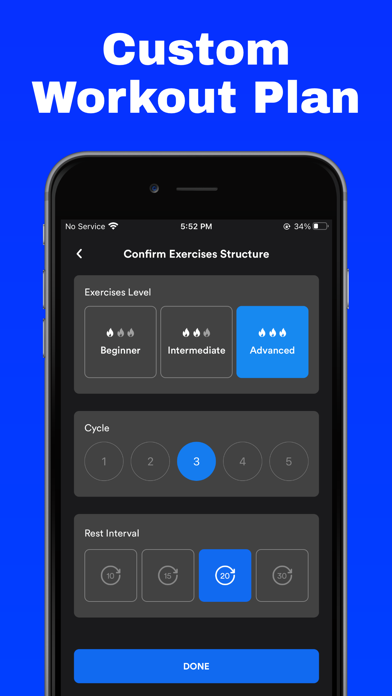Fitness App - Home Workout Screenshot