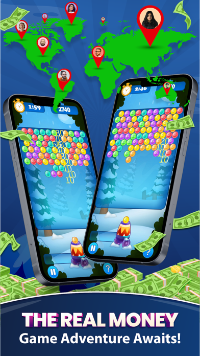 Bubble Shooter Skillz Cash appのおすすめ画像2