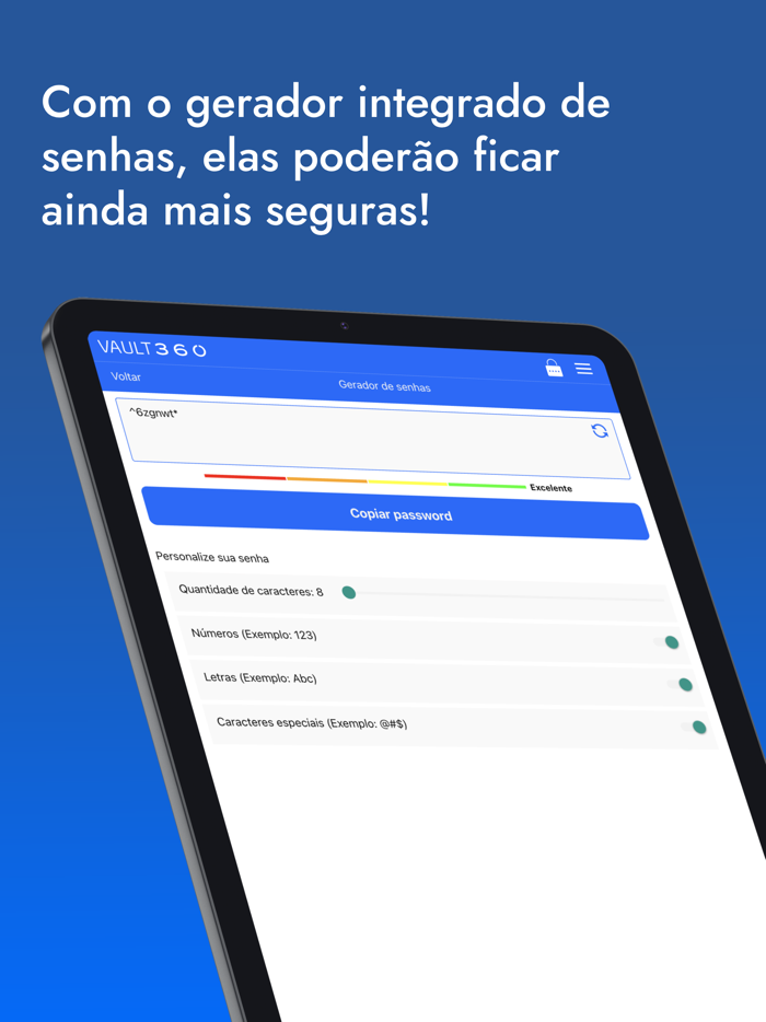 Vault360 Gerenciador de Senhas