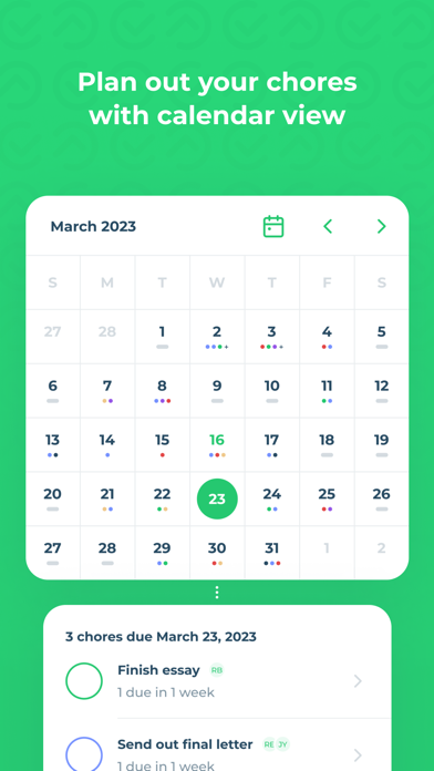 Chap - Chores Tracker Chart screenshot 3