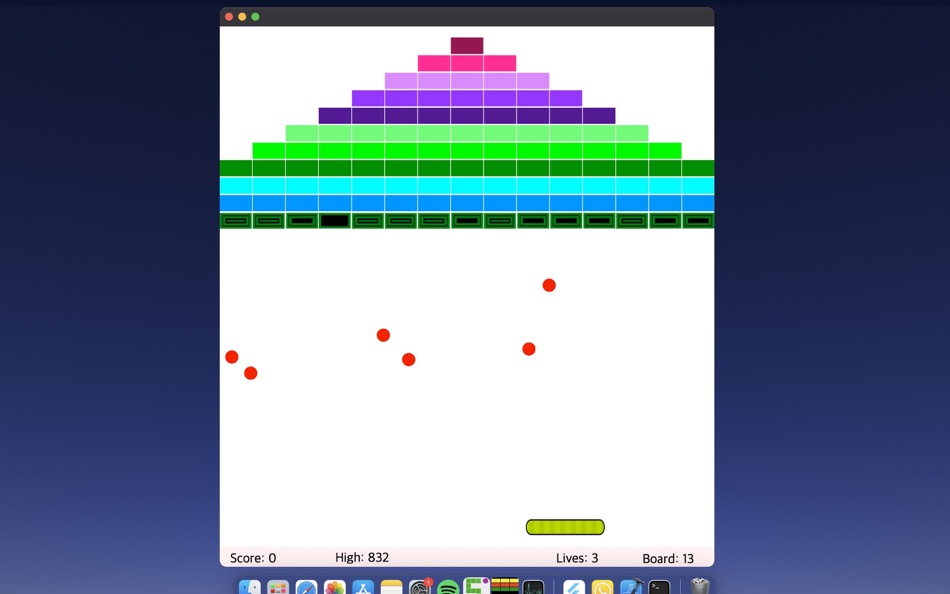 #9. Simple Brickout (macOS) 由: Farid Ahmad