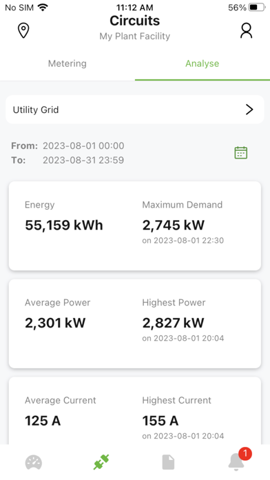 Energy Optimiser Screenshot