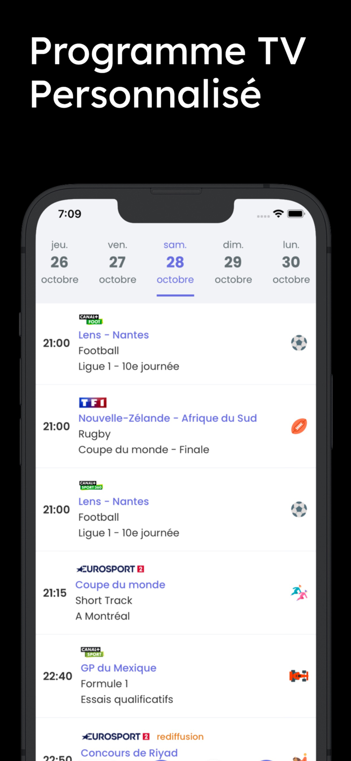 TV Sports - programme sportif