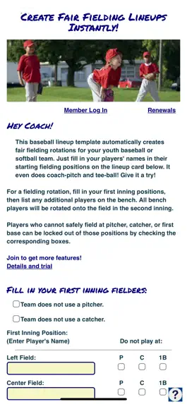 Game screenshot Baseball Fielding Rotation App mod apk