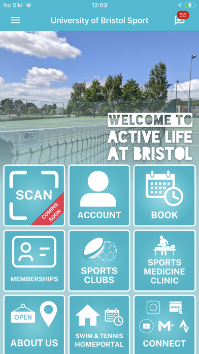 University of Bristol Sport Screenshot