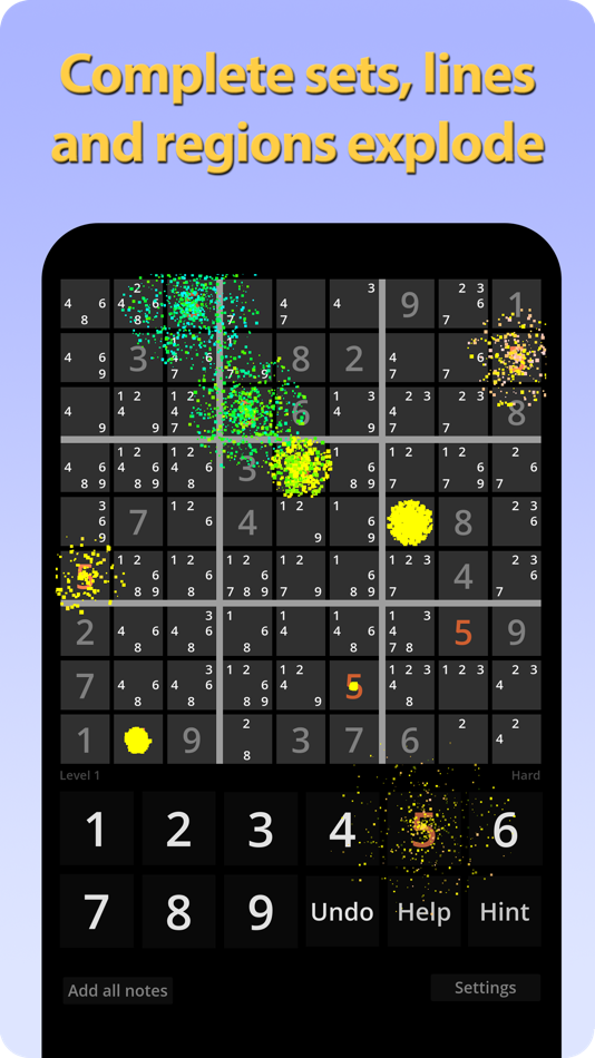 #5. Fireworks Sudoku (iOS) Podle: Guy Middleton