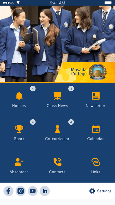 Masada College NSW Screenshot