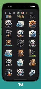 Bears Stickers screenshot #3 for iPhone