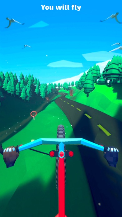 Downhill Mountain Biking 3D Screenshot