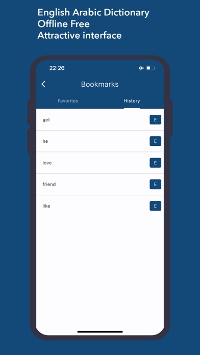 Dictionary English Arabic Screenshot
