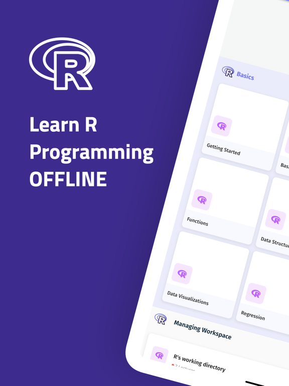 Screenshot #4 pour Learn R Programming Offline