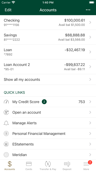 New Hampshire FCU Screenshot