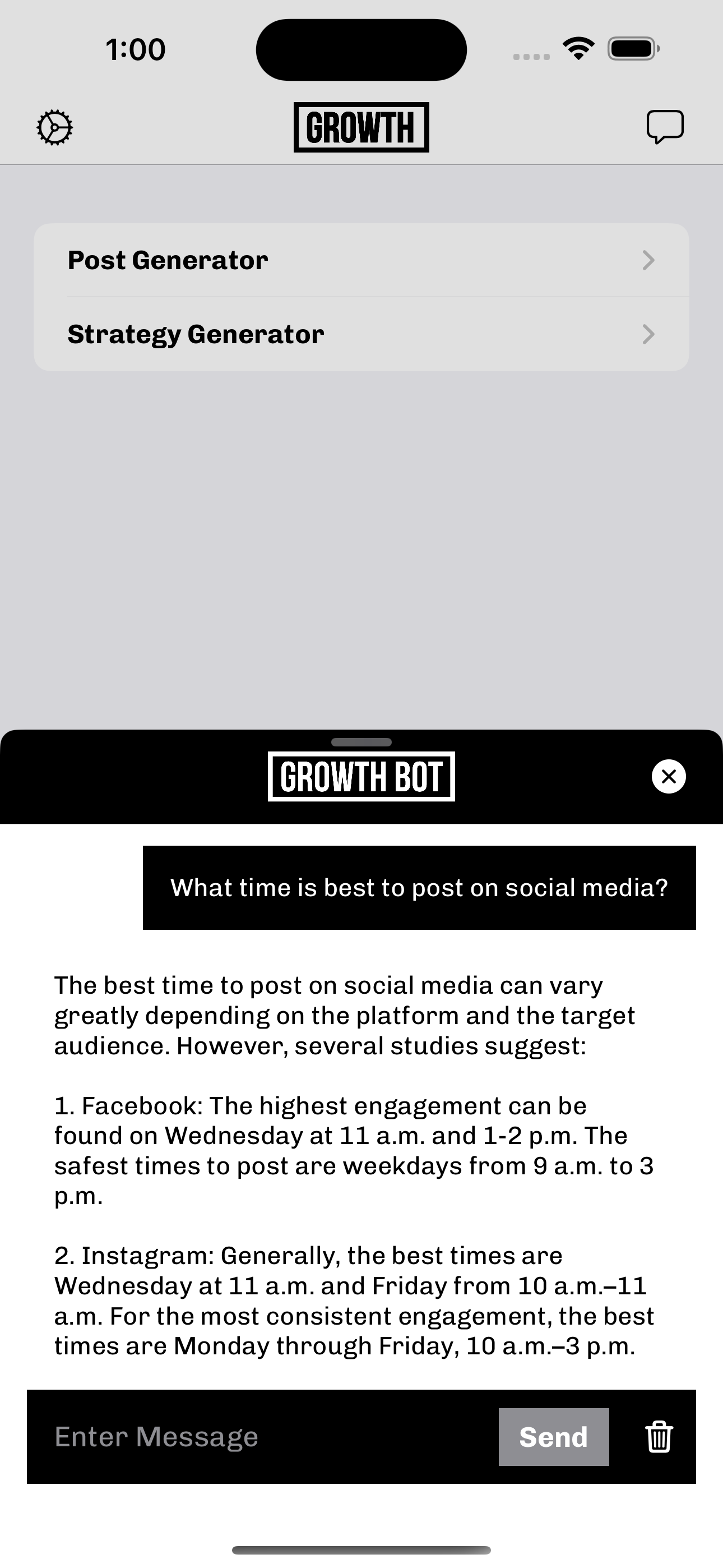 The Growth App