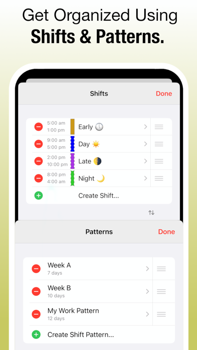 ShiftLife Organizer Screenshot