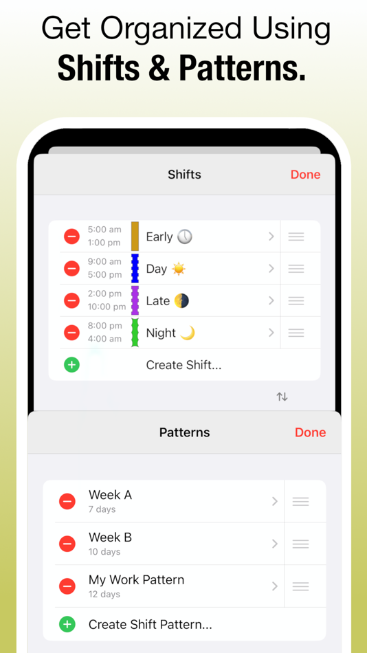 #4. ShiftLife Organizer (iOS) Podle: OvalKey Ltd.