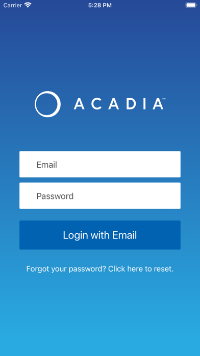 Acadia Events Screenshot