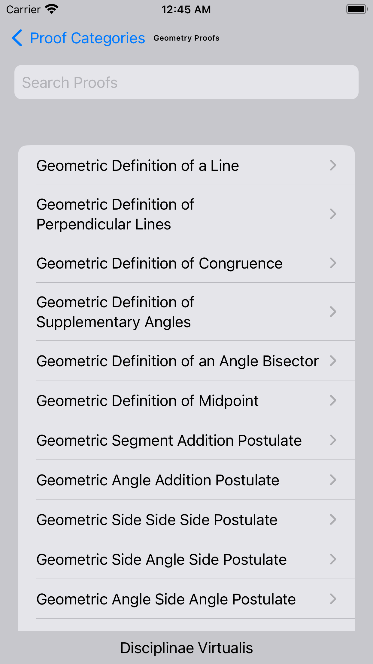 Mathematical Proofs