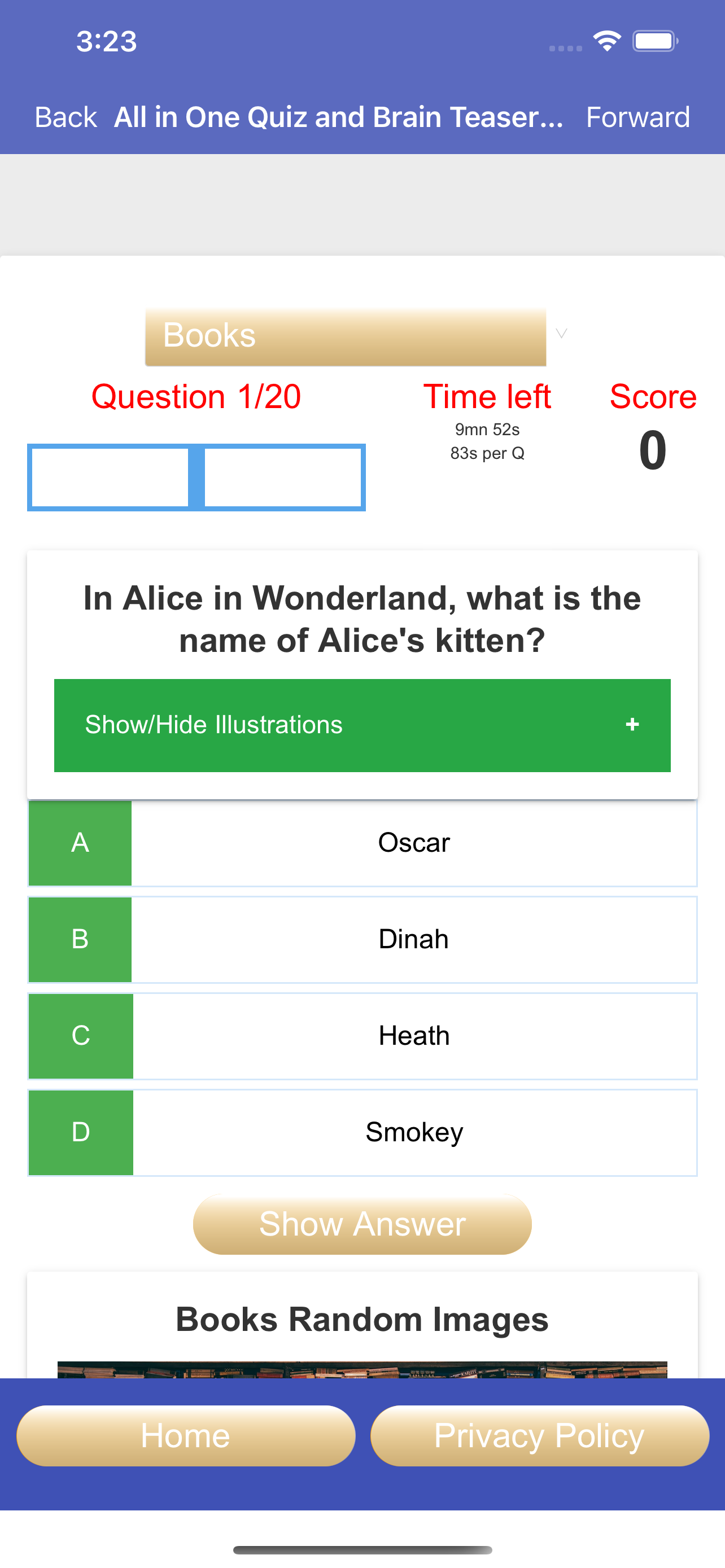 All Subjects Quiz Brain Teaser