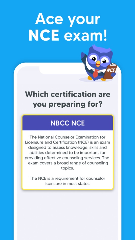 #1. NCE Exam Prep 2023 Test (iOS) 由: Best Fun Games