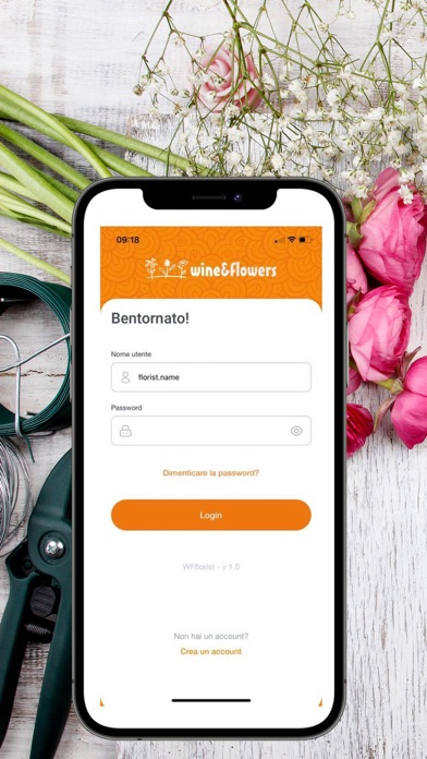 App Wineflowers for Florists Screenshot