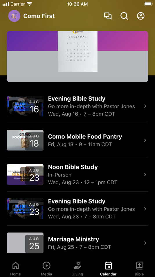 #3. Como First (iOS) 由: Como First Missionary Baptist Church (Fort Worth)