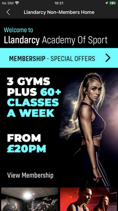 Llandarcy Gym Screenshot