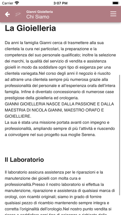Gianni Gioielleria Screenshot