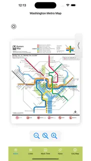 washington subway map iphone screenshot 1