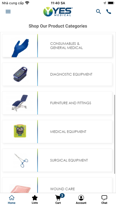 Yes Medical Screenshot