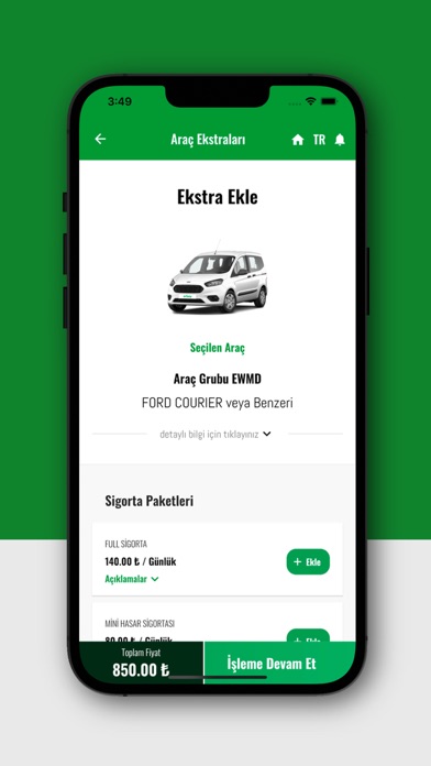 Erboy Rent a Car Screenshot