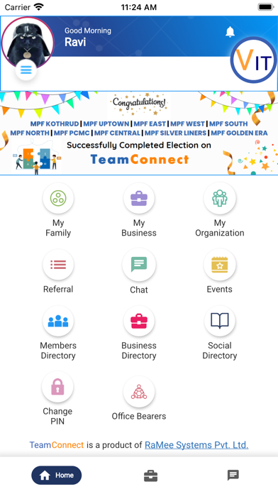 TeamConnect App Screenshot