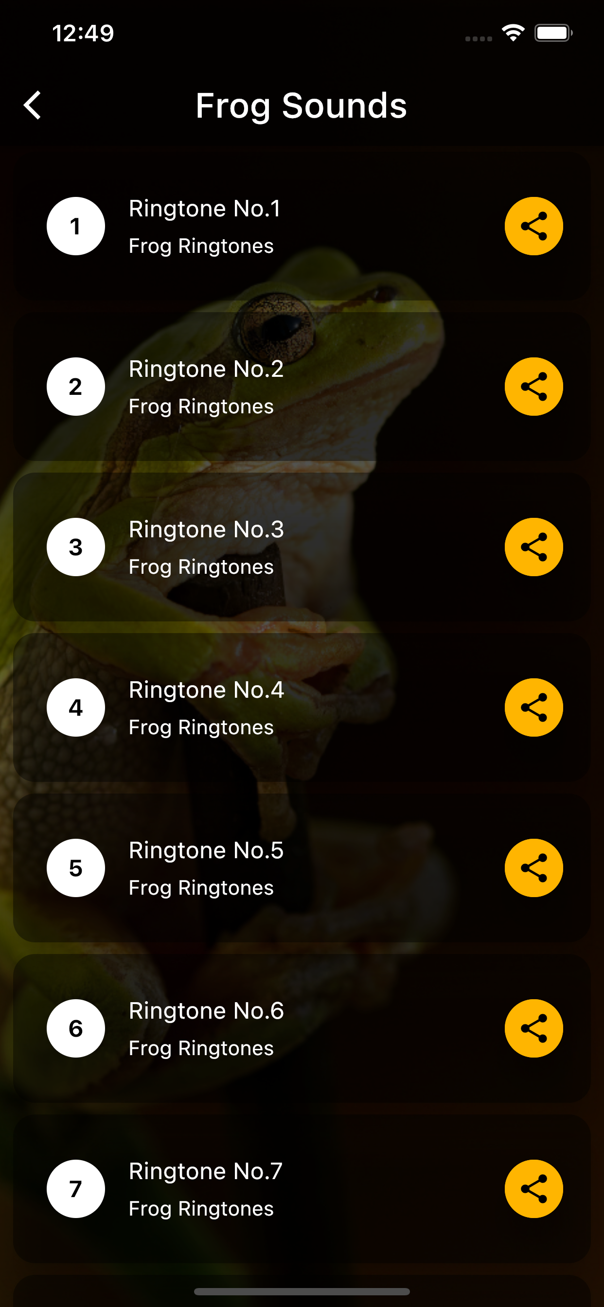 Frog Sounds Ringtones