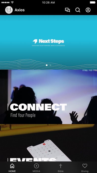 Axios Church Screenshot
