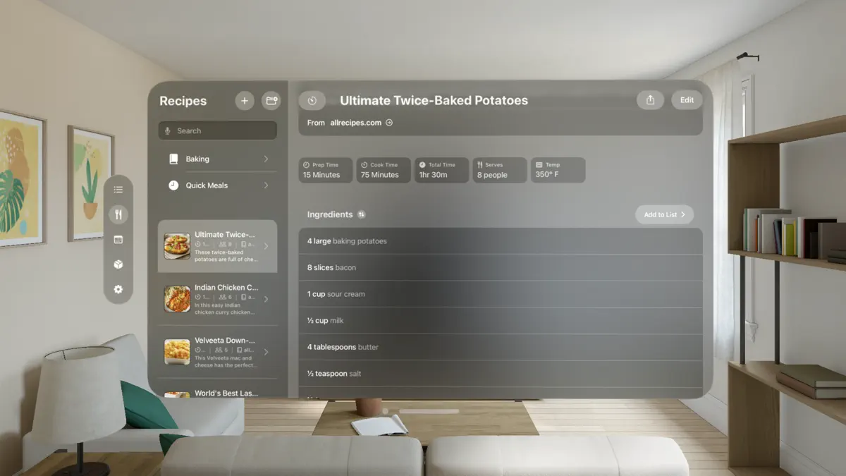 Peppercorn - Recipes & Lists screenshot 2