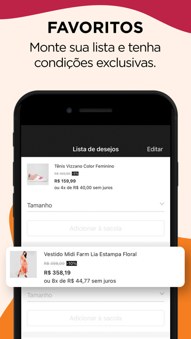 Zattini: ofertas de roupas Screenshot